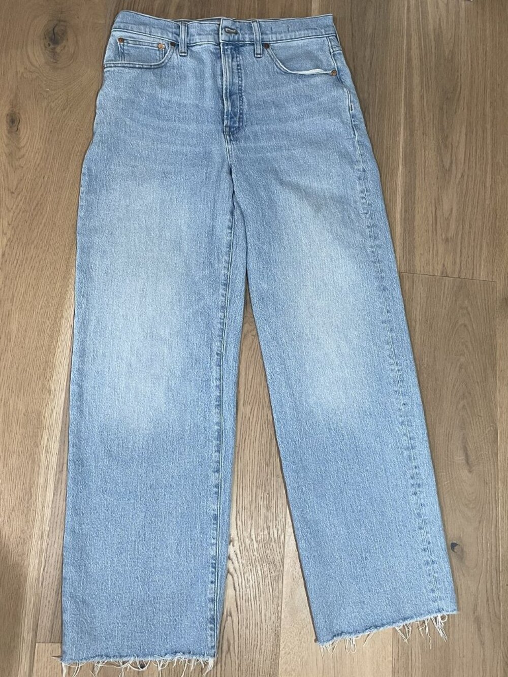 Madewell High Waist Wide Leg Jean